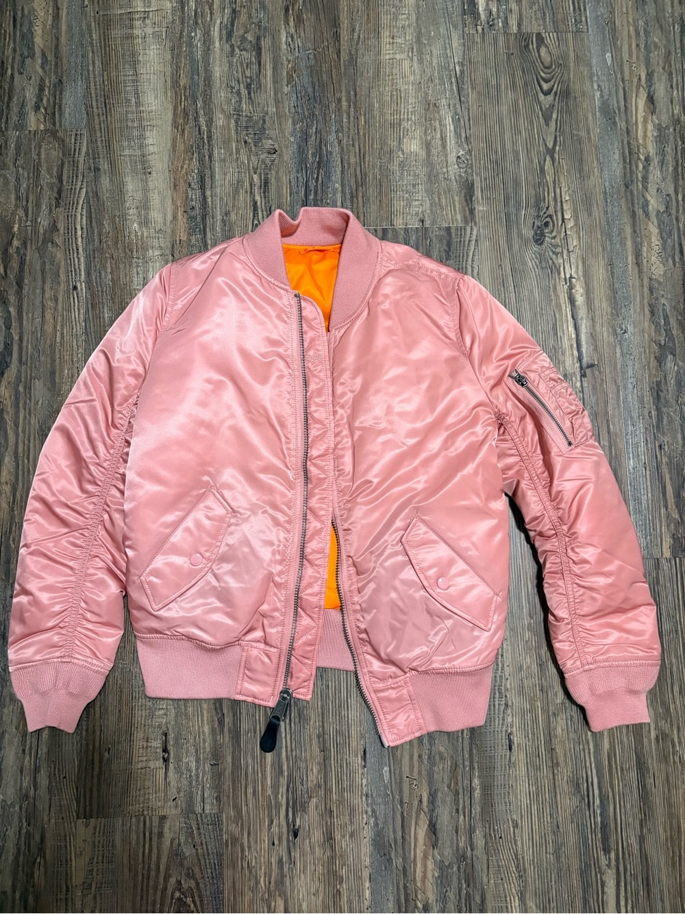 Alpha Industries Ma-1w Women’s Jacket $175.00 Size Small Reversible